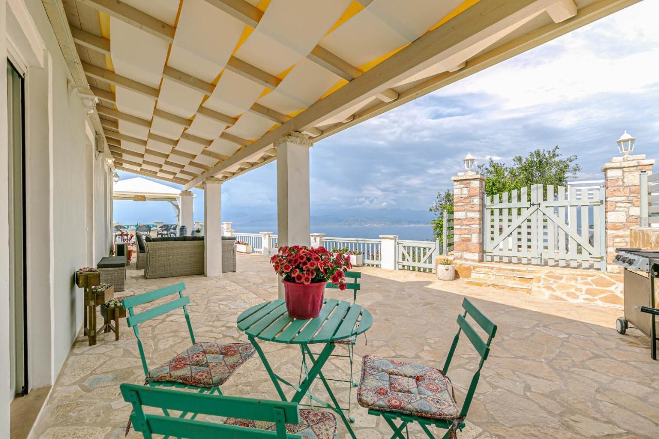 Villa Orizontas Corfu, Private Villa With Breathtaking Views Loutses Exterior foto