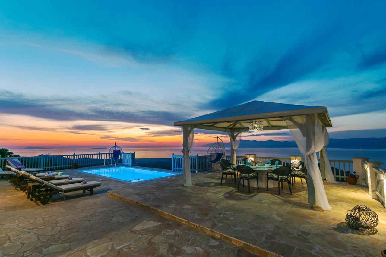 Villa Orizontas Corfu, Private Villa With Breathtaking Views Loutses Exterior foto